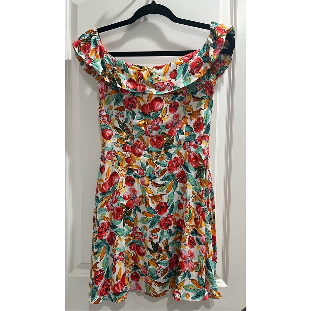 Floral off the shoulder Dress
